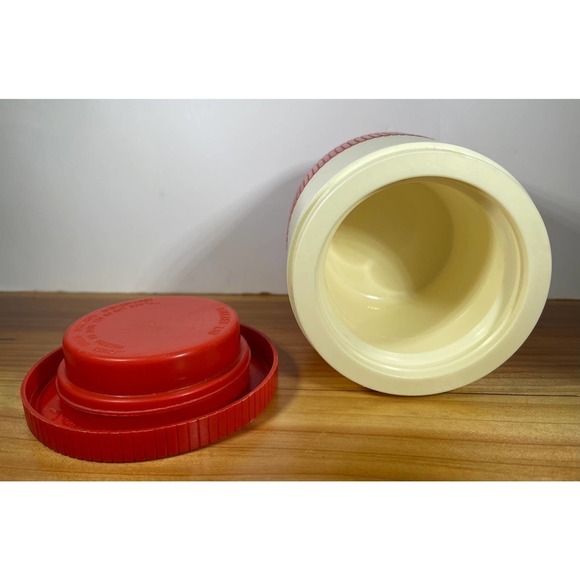 Vtg Aladdin Insulated Thermos Jar Model 7000 with Freezer Lid Holds 6 Oz Thermos - Picture 5 of 7